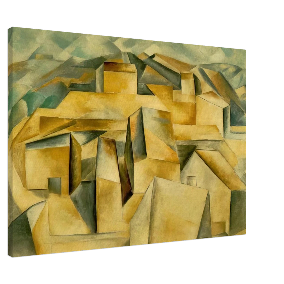 Houses on the hill Canvas | Pablo Picasso Canvas | Pablo Picasso Shop