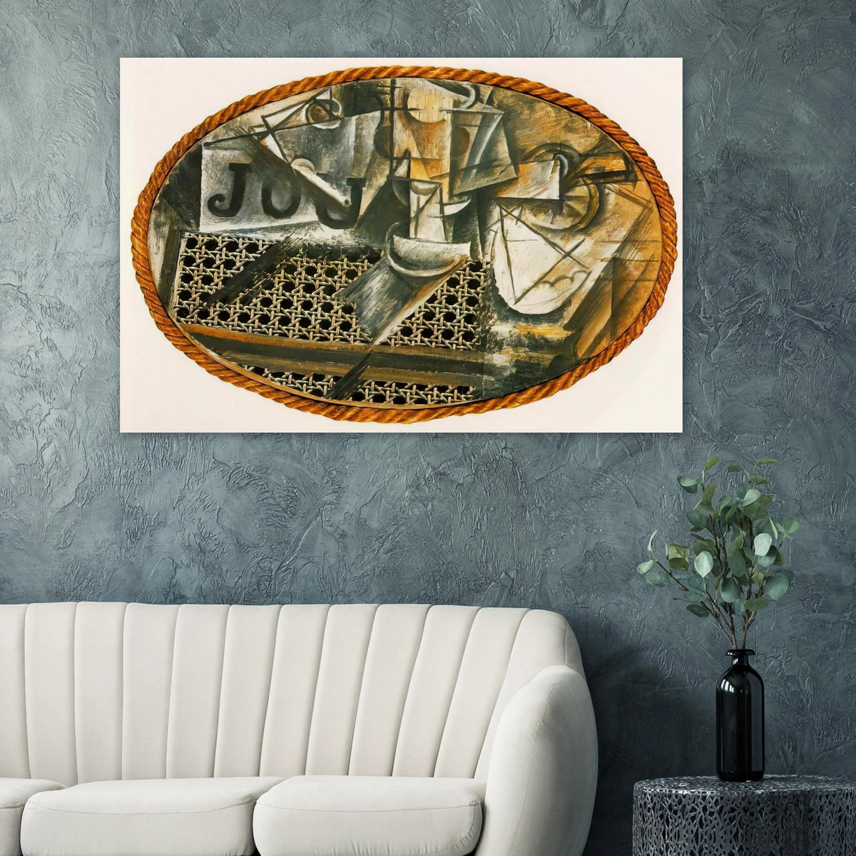 Still Life with Caned Chair Poster | Pablo Picasso Poster | Pablo Picasso Shop