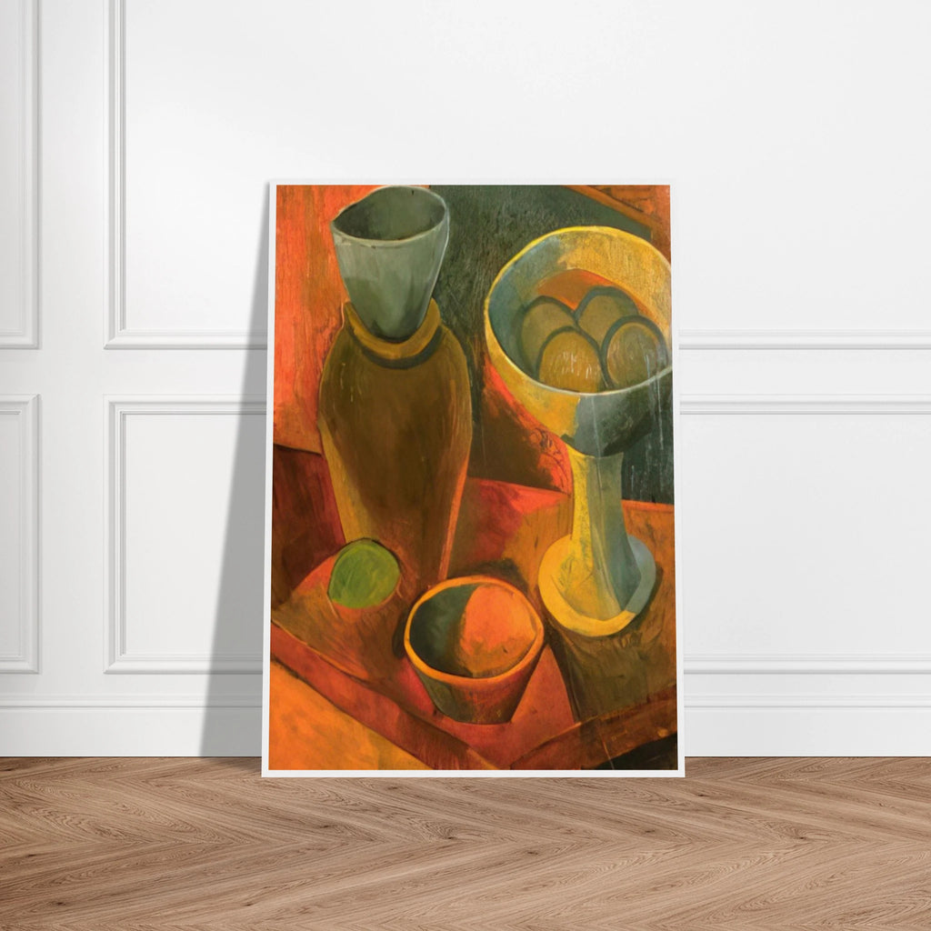 Jug and fruit dish Framed Poster | Pablo Picasso Framed Prints Wall Art | Pablo Picasso Shop