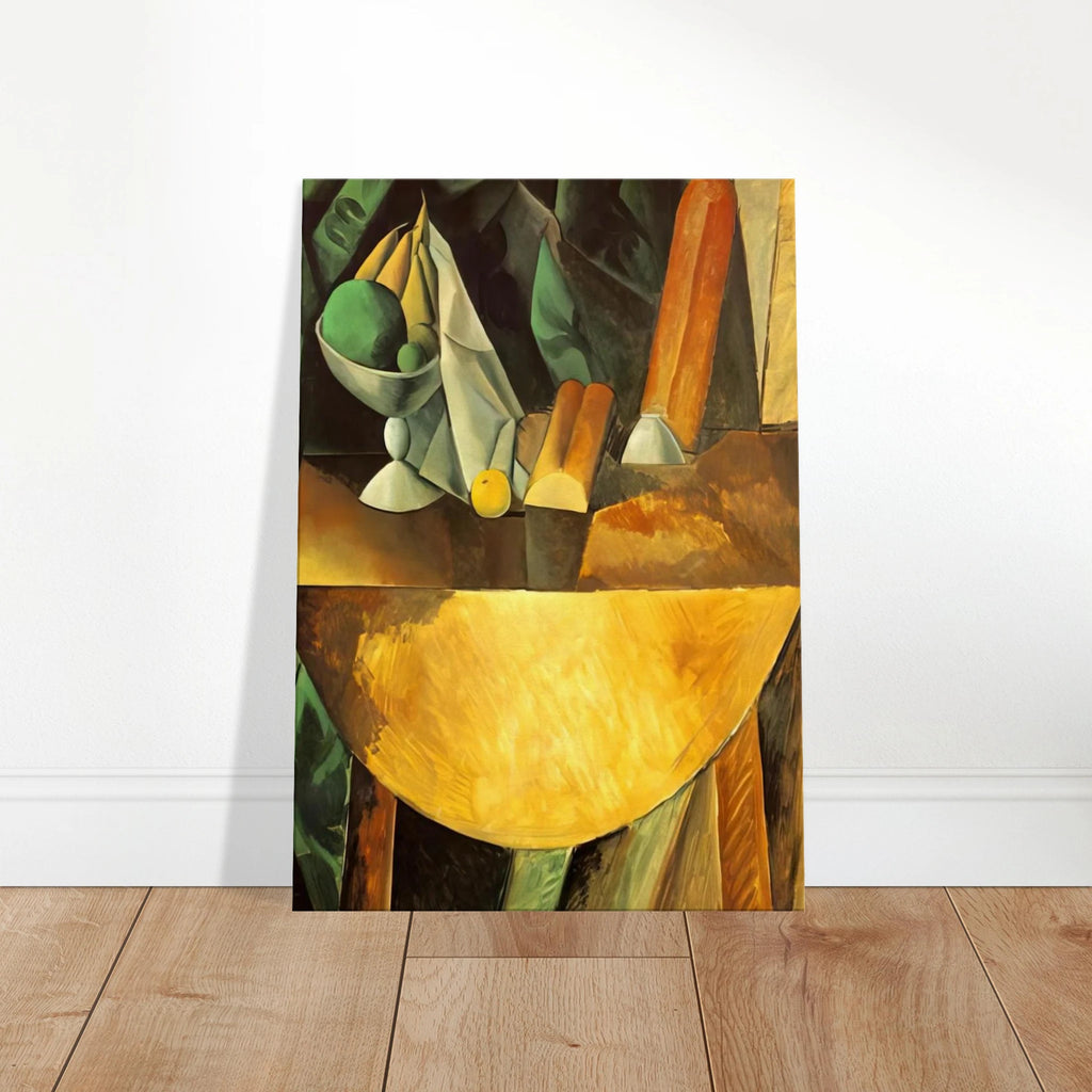 Bread and dish with fruits on the table Canvas | Pablo Picasso Canvas | Pablo Picasso Shop