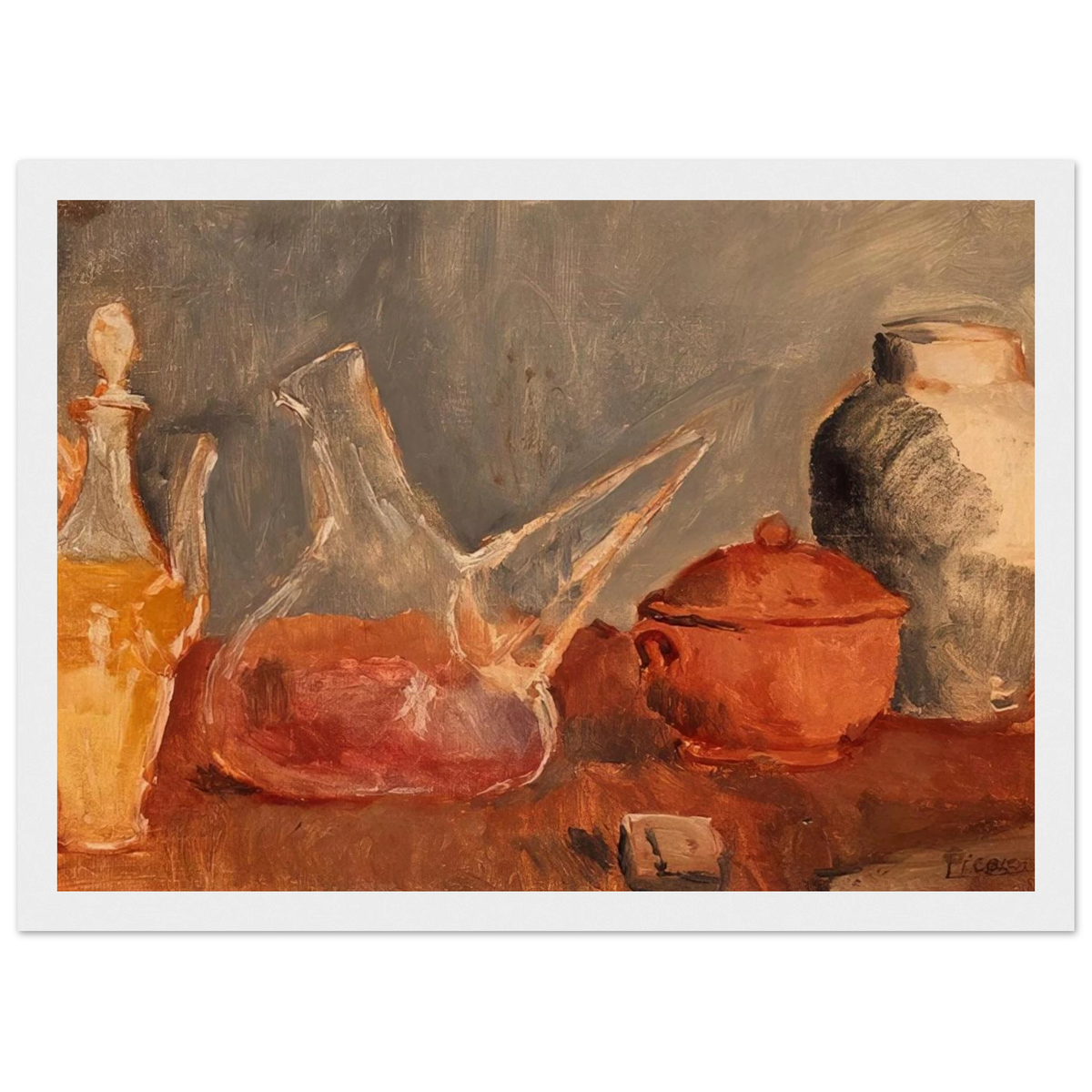 Still life with vases Framed Poster | Pablo Picasso Framed Prints Wall Art | Pablo Picasso Shop