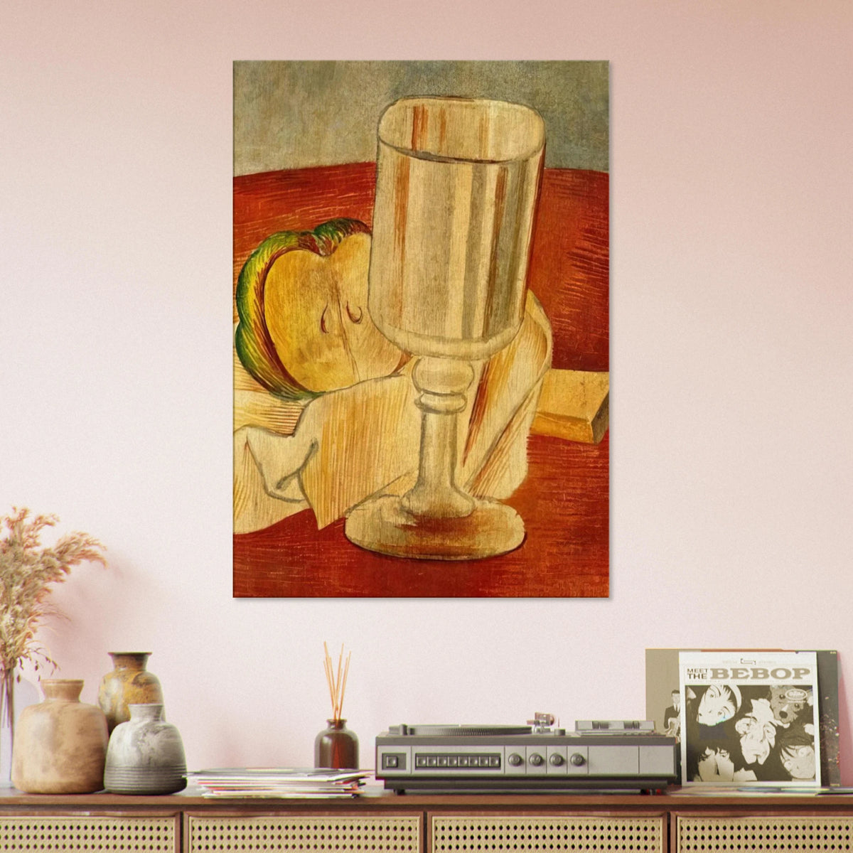 Still life with Gobleet - 1914 Canvas | Pablo Picasso Canvas | Pablo Picasso Shop