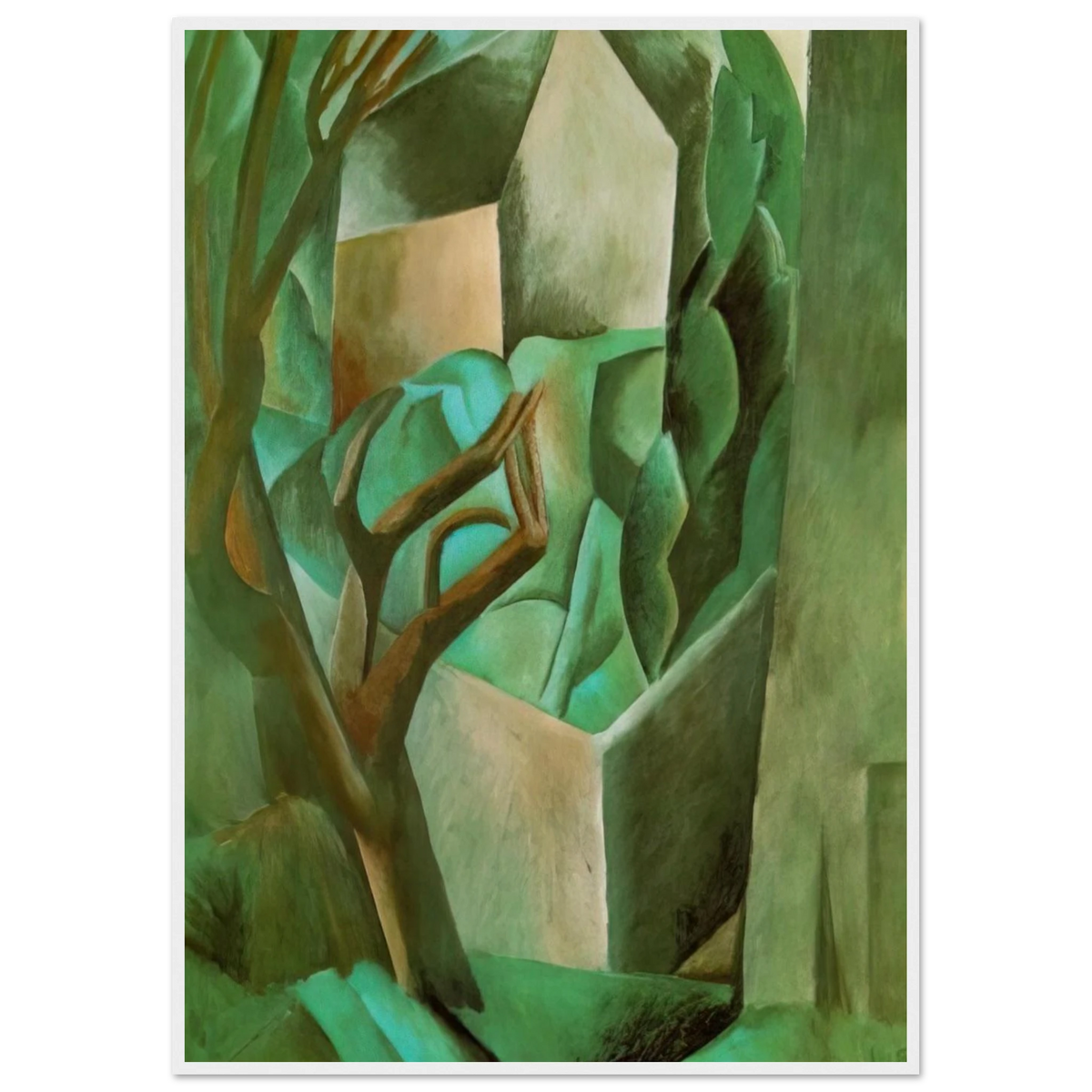 House in the garden Framed Poster | Pablo Picasso Framed Prints Wall Art | Pablo Picasso Shop