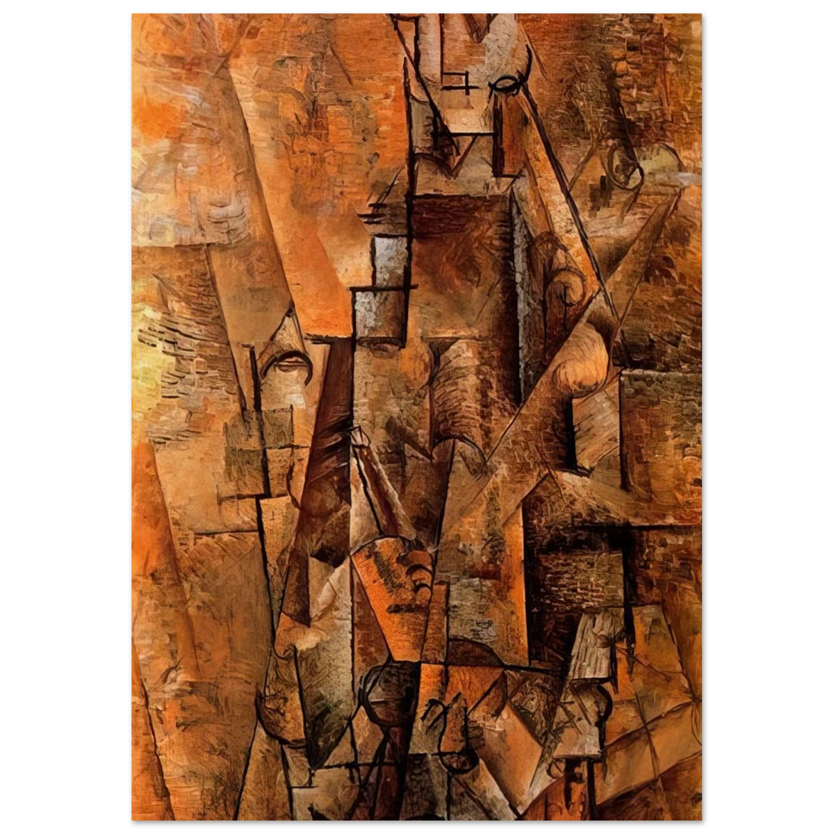 Clarinetist - 1911 Poster | Pablo Picasso Poster | Pablo Picasso Shop