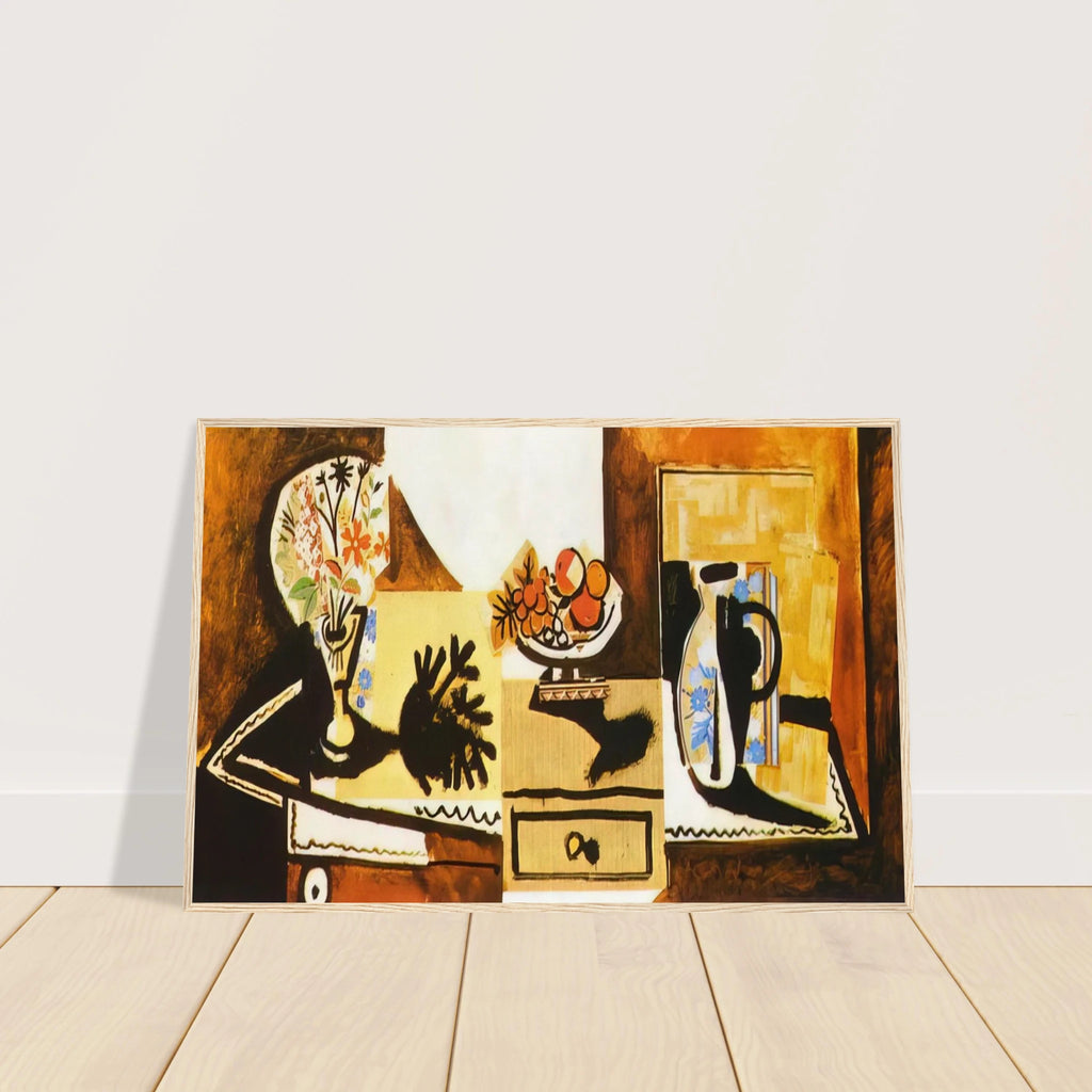 Still life on the dresser Framed Poster | Pablo Picasso Framed Prints Wall Art | Pablo Picasso Shop
