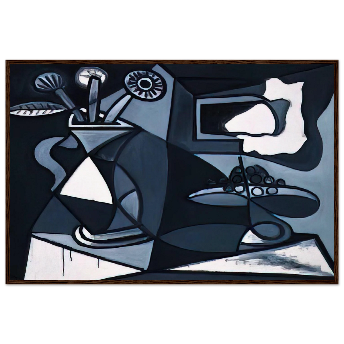 Vase with flowers Framed Poster | Pablo Picasso Framed Prints Wall Art | Pablo Picasso Shop