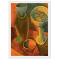 Jug and fruit dish Framed Poster | Pablo Picasso Framed Prints Wall Art | Pablo Picasso Shop