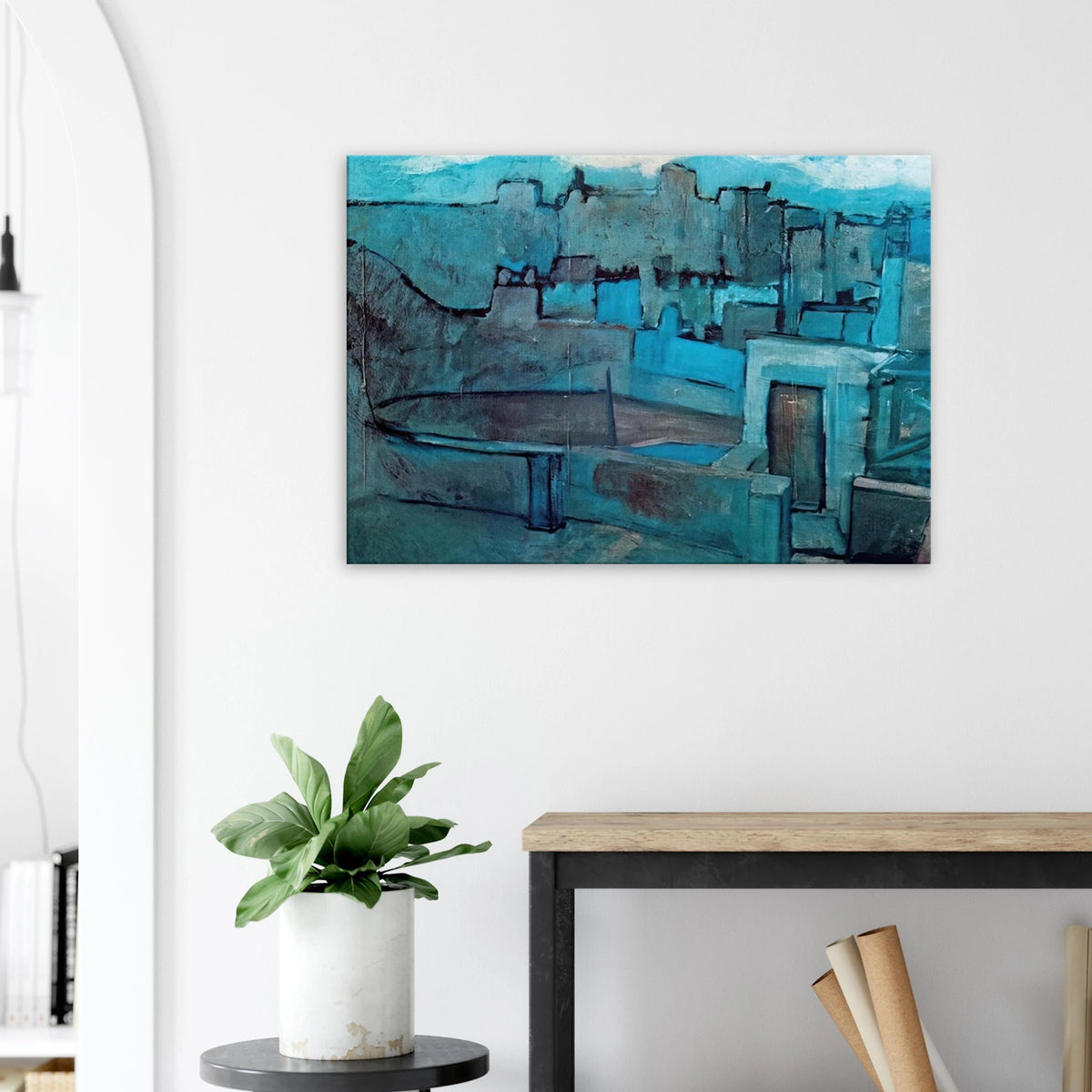 The roofs of Barcelona Canvas | Pablo Picasso Canvas | Pablo Picasso Shop