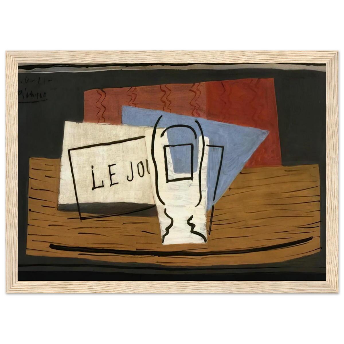 Still life - 1921 Framed Poster | Pablo Picasso Framed Prints Wall Art | Pablo Picasso Shop