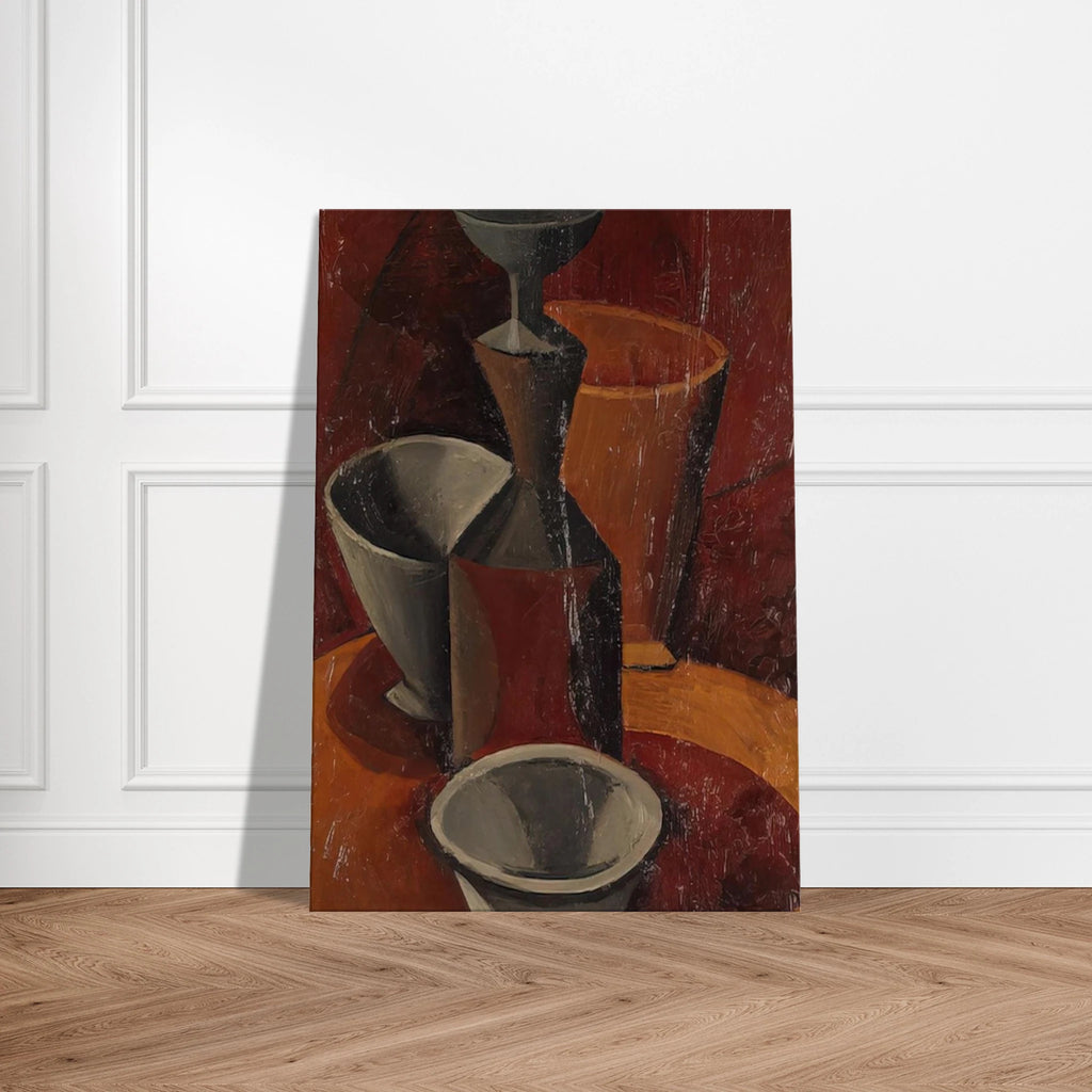 Pitcher and Bowls - 1908 Canvas | Pablo Picasso Canvas | Pablo Picasso Shop