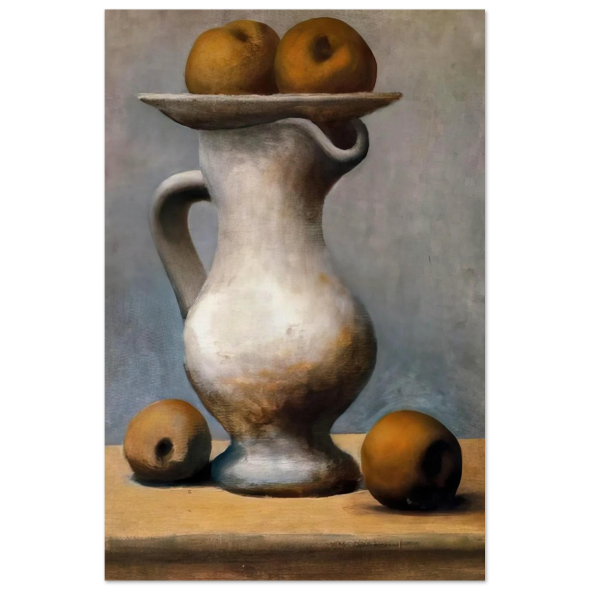 Still life with pitcher and apples Poster | Pablo Picasso Poster | Pablo Picasso Shop
