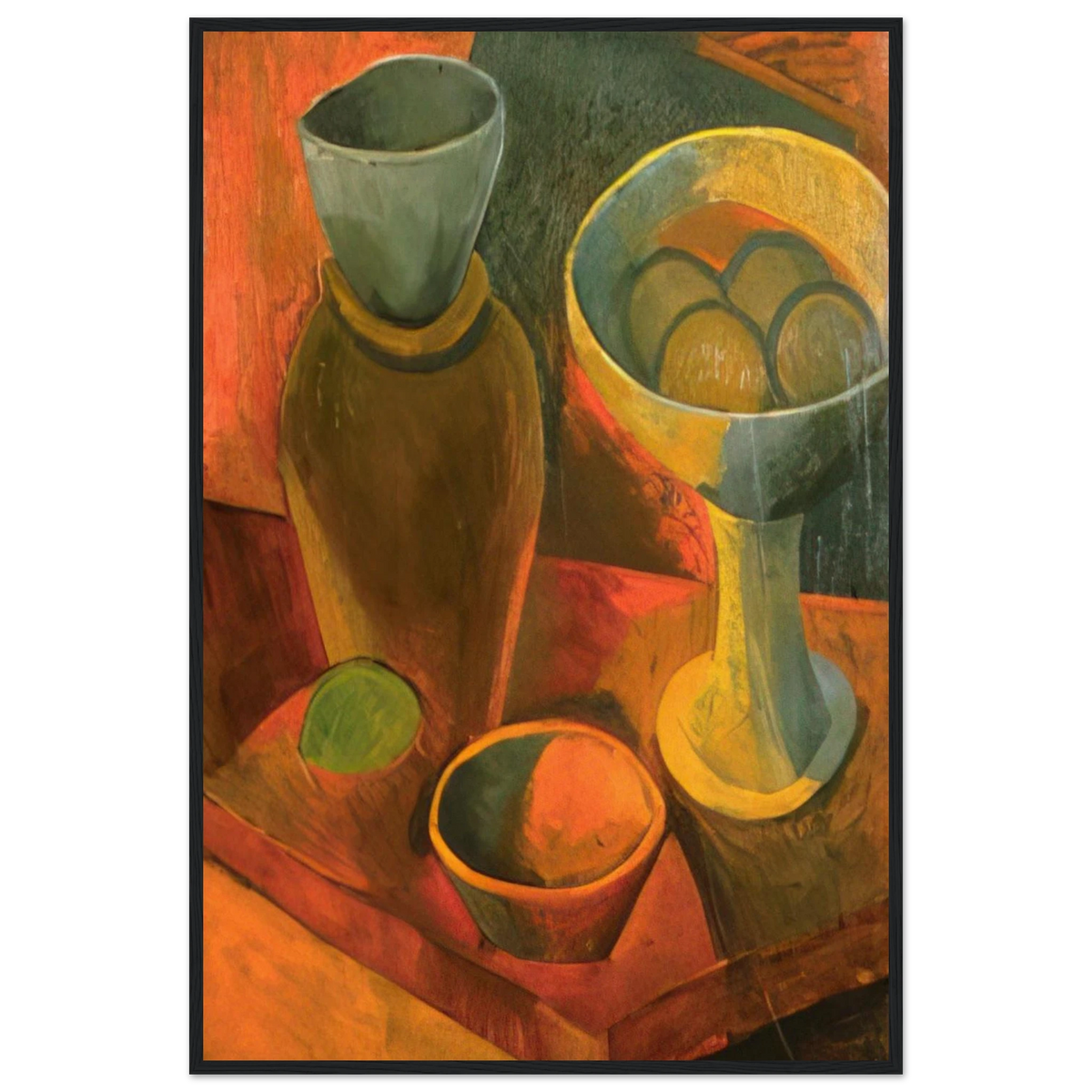 Jug and fruit dish Framed Poster | Pablo Picasso Framed Prints Wall Art | Pablo Picasso Shop