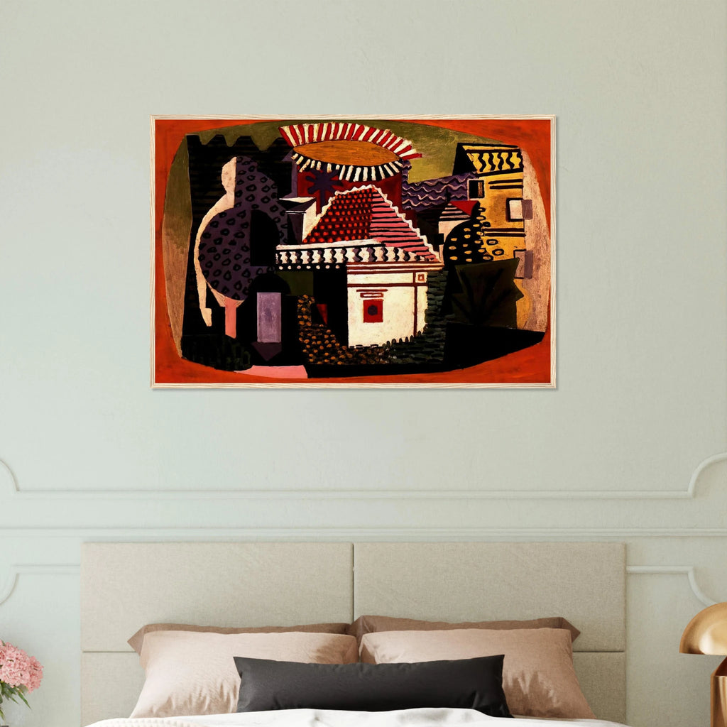 Landscape of Juan-les-Pins Framed Poster | Pablo Picasso Framed Prints Wall Art | Pablo Picasso Shop