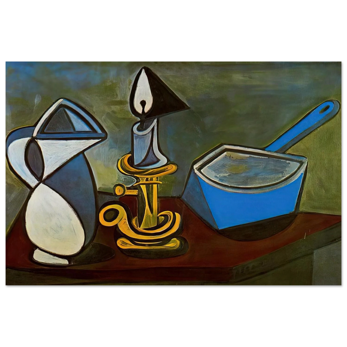 Jug, candle and enamel pan - 1945 Poster | Pablo Picasso Poster | Pablo Picasso Shop