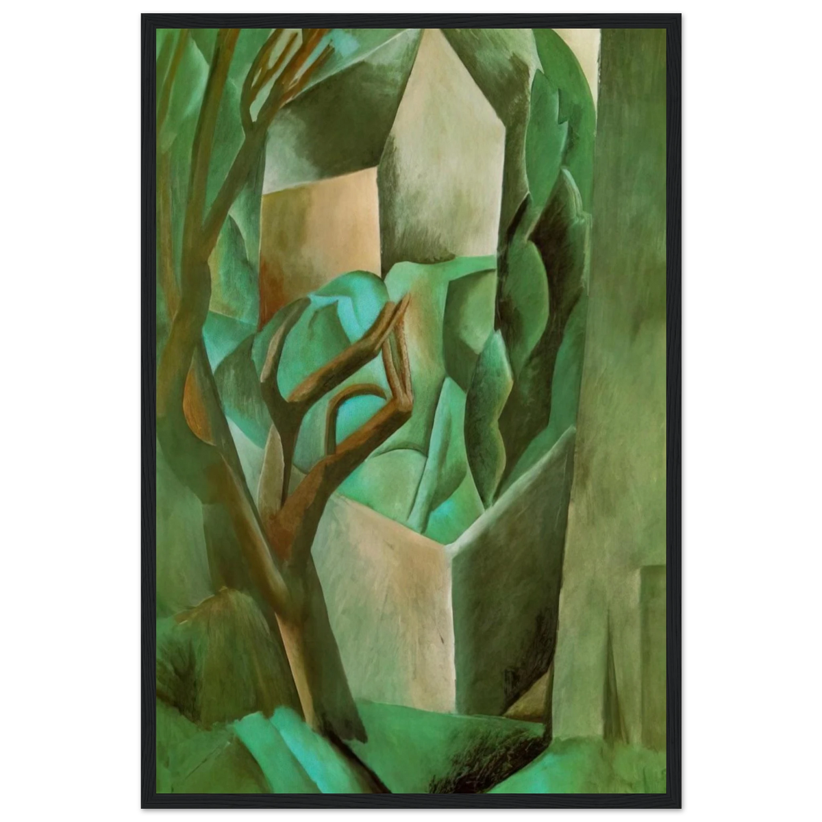 House in the garden Framed Poster | Pablo Picasso Framed Prints Wall Art | Pablo Picasso Shop