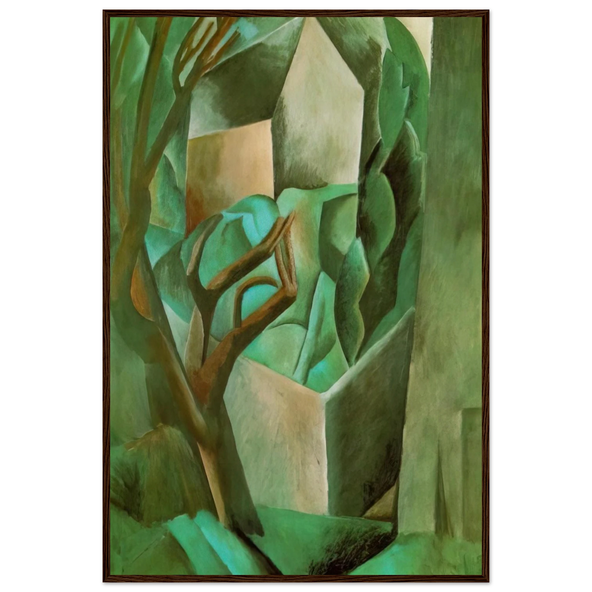 House in the garden Framed Poster | Pablo Picasso Framed Prints Wall Art | Pablo Picasso Shop