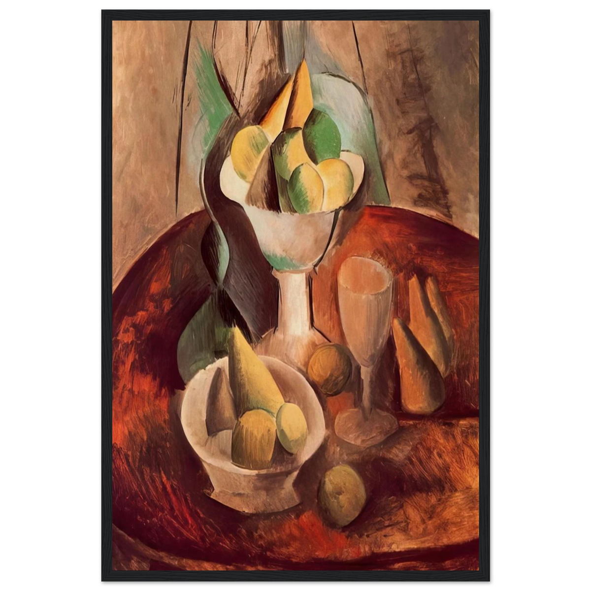 Fruit in a Vase - 1909 Framed Poster | Pablo Picasso Framed Prints Wall Art | Pablo Picasso Shop