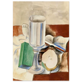 Still life with a Glass and an Apple - 1914 Poster | Pablo Picasso Poster | Pablo Picasso Shop