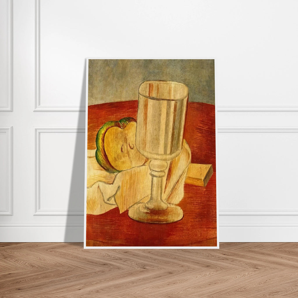 Still life with Gobleet - 1914 Framed Poster | Pablo Picasso Framed Prints Wall Art | Pablo Picasso Shop