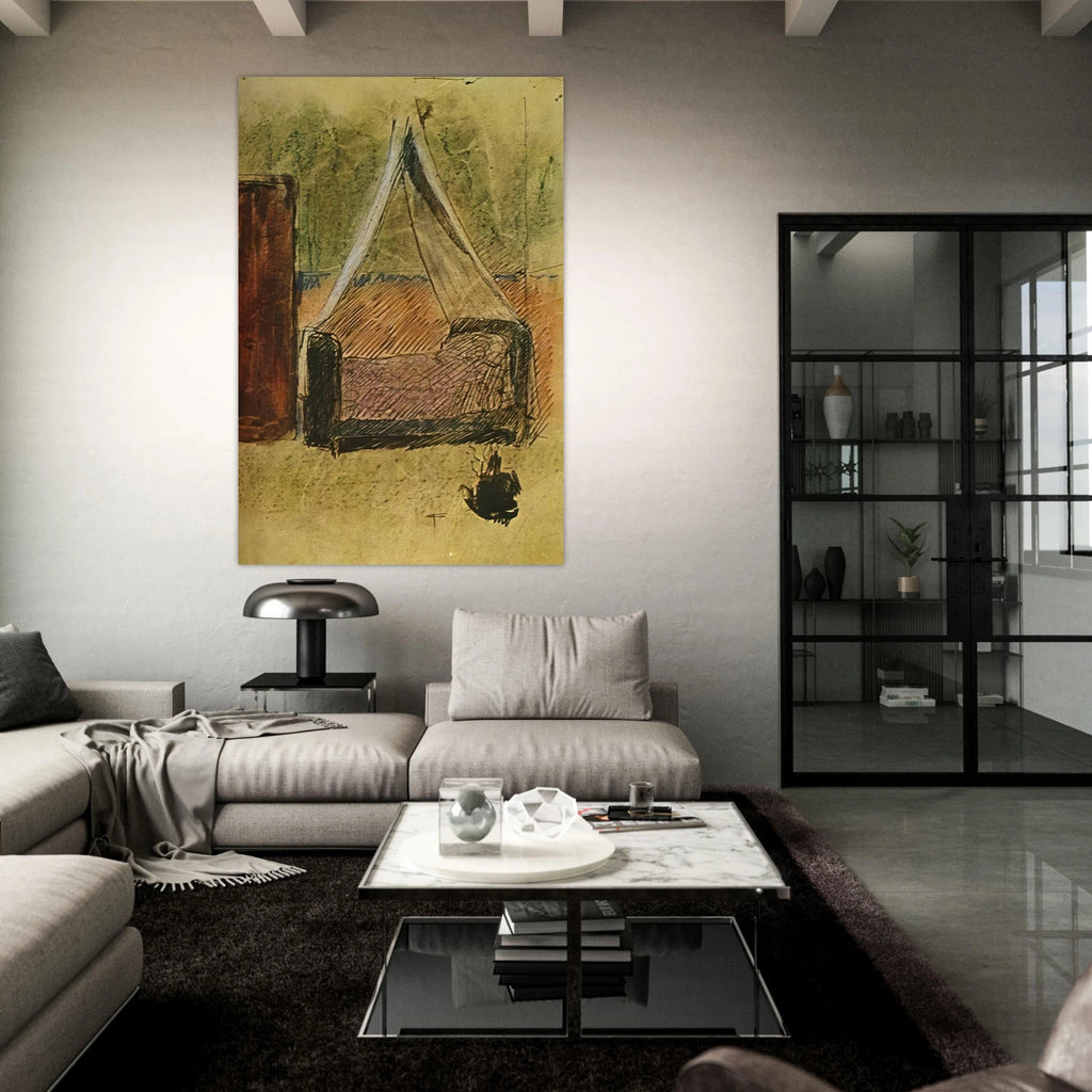 Bed with mosquito nets Poster | Pablo Picasso Poster | Pablo Picasso Shop