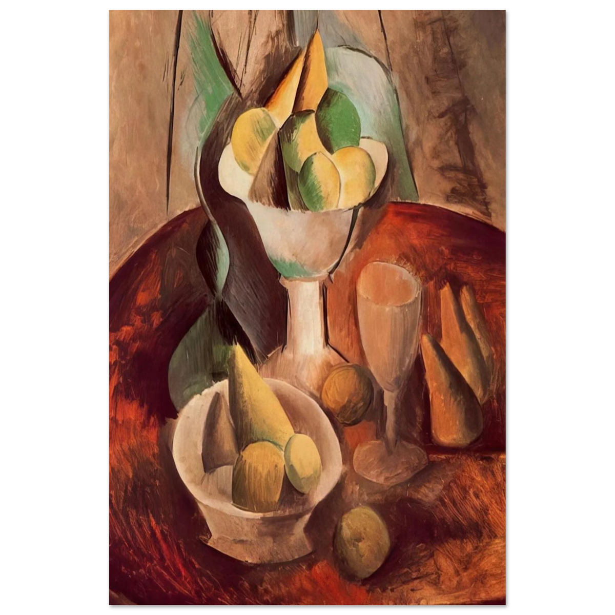 Fruit in a Vase - 1909 Poster | Pablo Picasso Poster | Pablo Picasso Shop