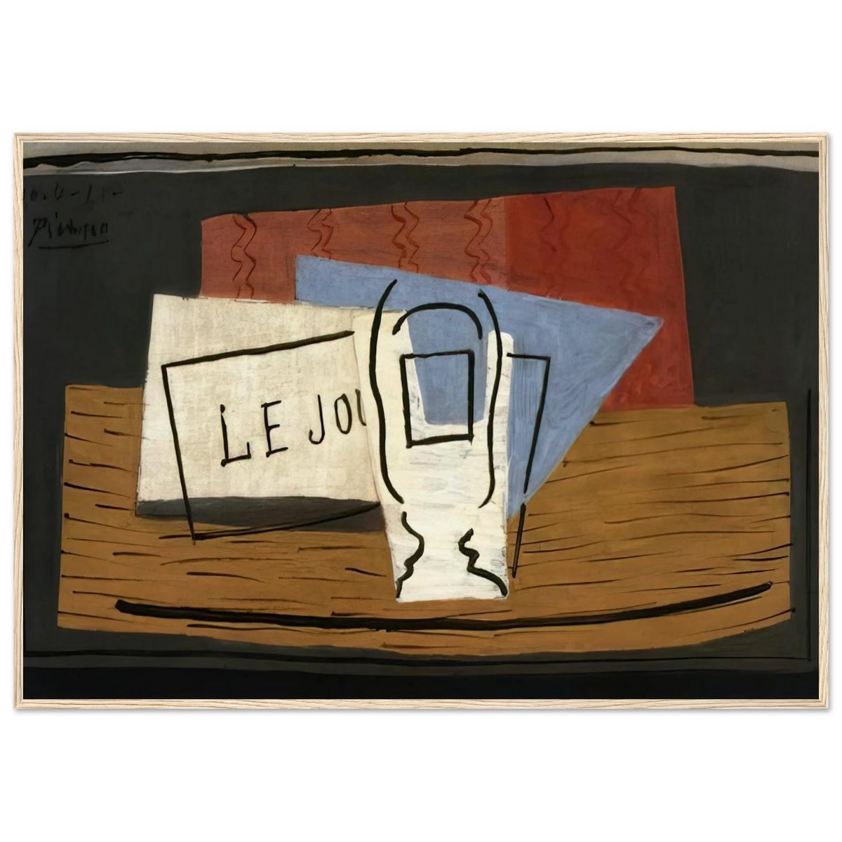 Still life - 1921 Framed Poster | Pablo Picasso Framed Prints Wall Art | Pablo Picasso Shop