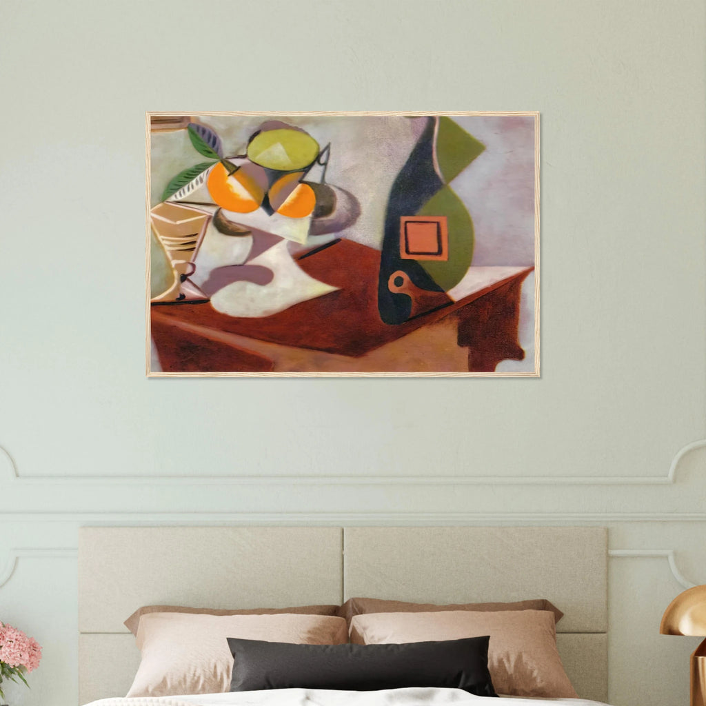 Still life with lemon and oranges Framed Poster | Pablo Picasso Framed Prints Wall Art | Pablo Picasso Shop